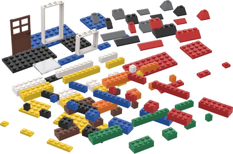 Klemmbaustein-Set Basis Sortiment 500 Teile